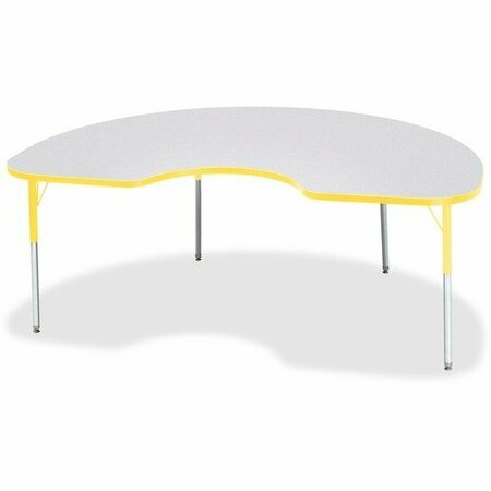 JONTI-CRAFT TABLE, KIDNEY, 48X72, GY/YW JNT6423JCA007